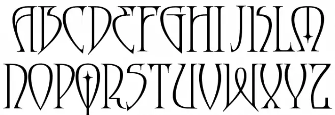 Moonstone Шрифта ВЕРХНИЙ