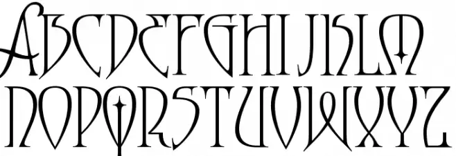 Moonstone Schriftart Groß