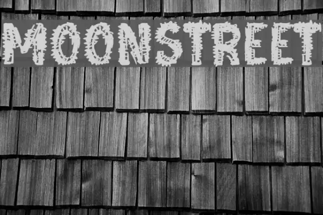 Moonstreet Font examples