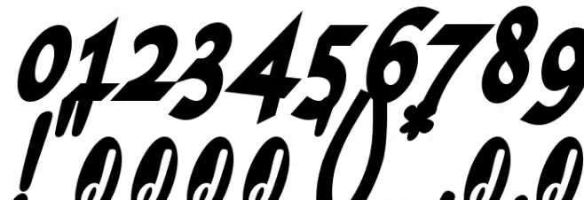 Moonstruck Font OTHER CHARS