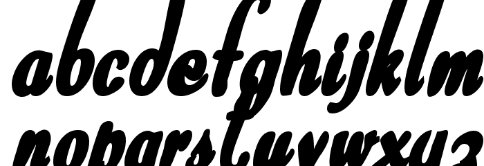 Moonstruck Font LOWERCASE