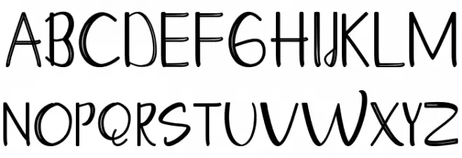 Moontea Family Font UPPERCASE