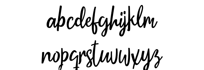 MoontelloDemo Font LOWERCASE