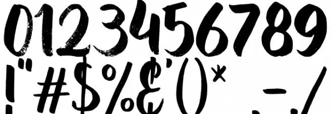 Moontells Font OTHER CHARS