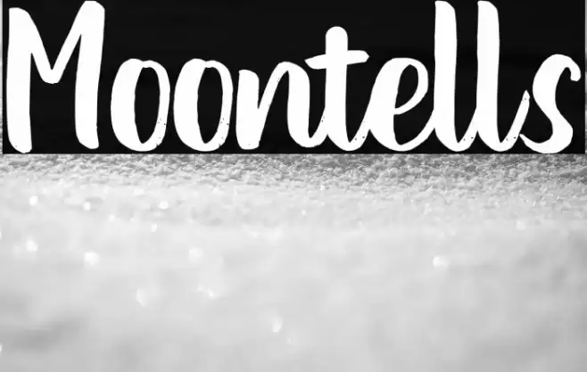 Moontells Font examples