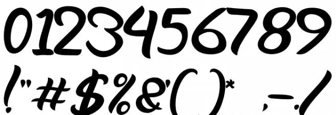 Moonthy Font OTHER CHARS