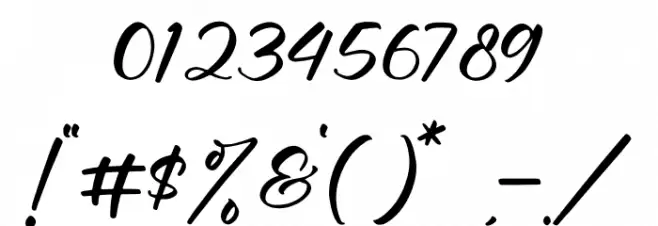 Moontila フォント その他の文字