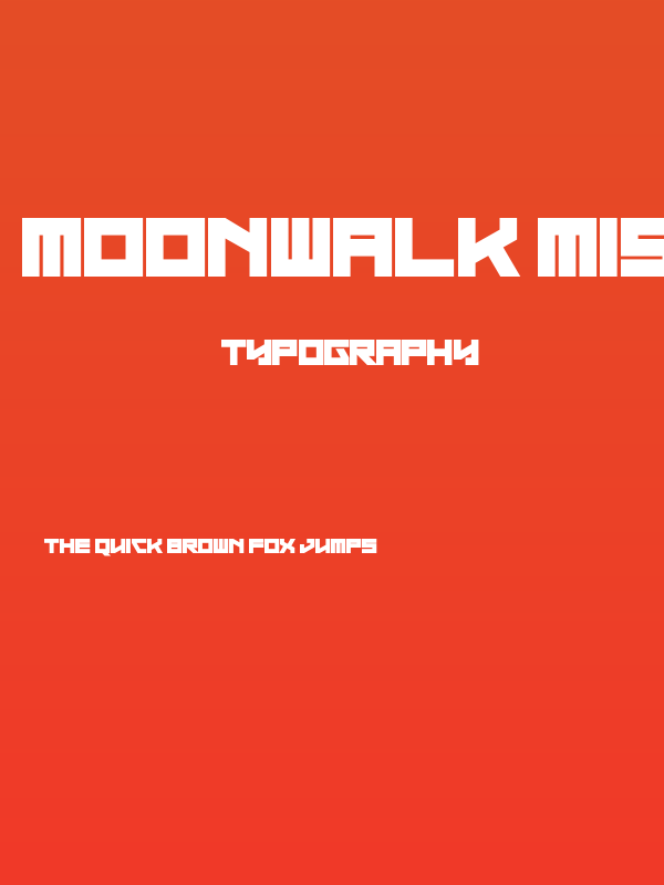 Moonwalk Miss Poster