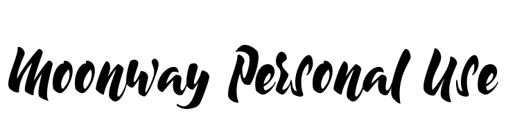 Moonway Personal Use  لخطوط تنزيل