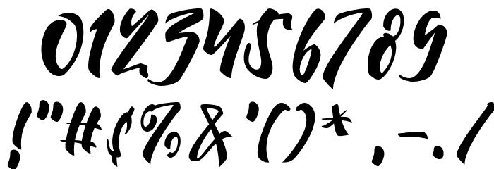 Moonway Personal Use Font OTHER CHARS