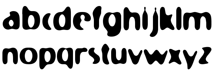 Moony Cat Font LOWERCASE