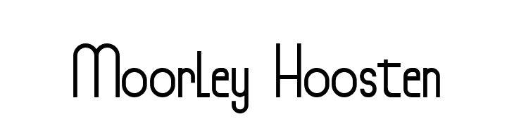 Moorley Hoosten  font caratteri gratis