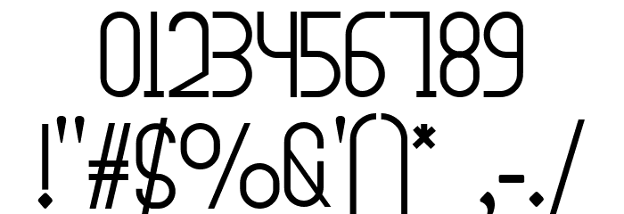 Moorley Hoosten Font OTHER CHARS