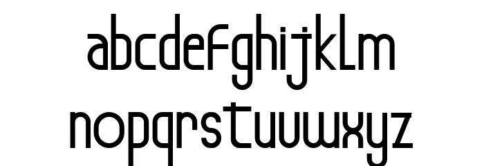 Moorley Hoosten Font LOWERCASE