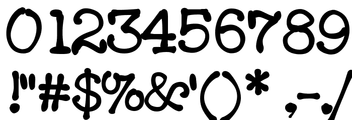 Moose Font OTHER CHARS