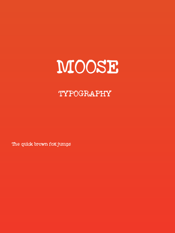 Moose Poster