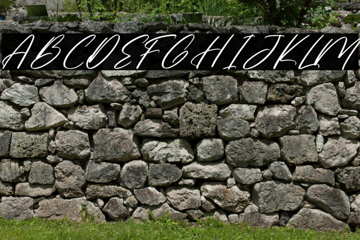 Moostnaly DEMO VERSION Italic Polices examples