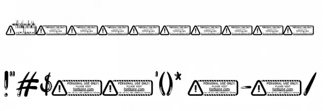 Mootchie Font OTHER CHARS