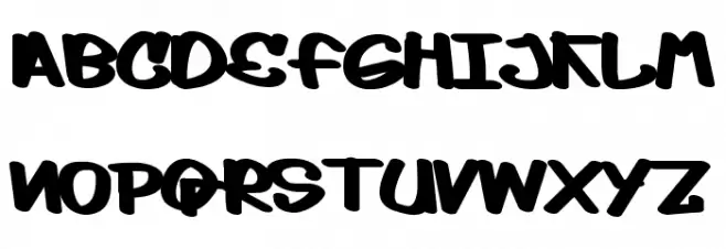 Mop Top Schriftart Groß