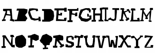 Mopey Schriftart Groß