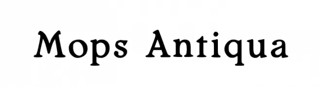 Mops Antiqua  لخطوط تنزيل