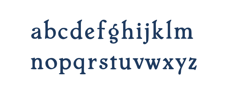 Mops Antiqua Lowercase