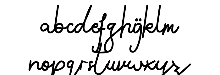 Morachinno Demo Font LOWERCASE