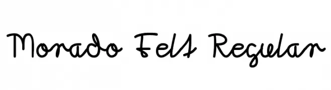 Morado Felt Regular  Free Fonts Download