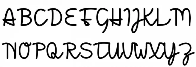 Morado Felt Regular Font Litere mari