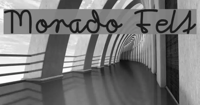 Morado Felt Font examples