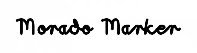 Morado Marker  Fuentes Gratis Descargar