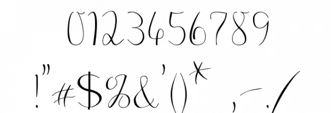 Morado Sharp Font OTHER CHARS