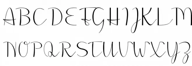 Morado Sharp Schriftart Groß
