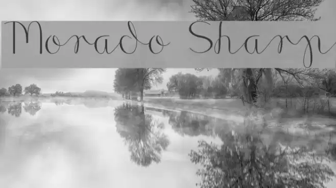 Morado Sharp Font examples