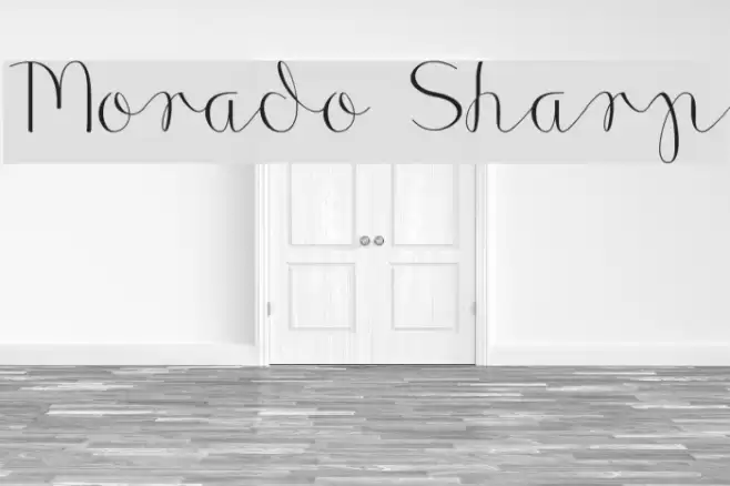 Morado Sharp Font examples