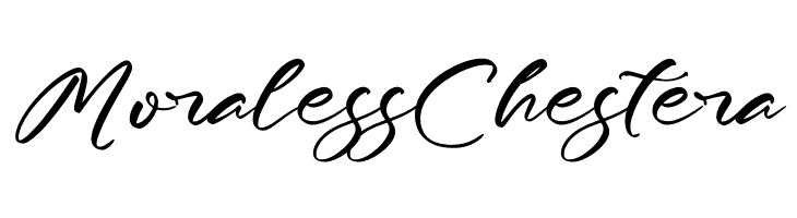 Moraless Chestera Шрифта