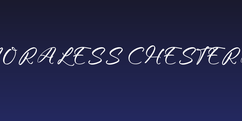 Moraless Chestera Social Header