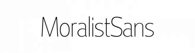 Moralist Sans  Descarca Fonturi Gratis