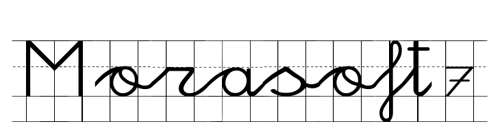 Morasoft7  Frei Schriftart Herunterladen