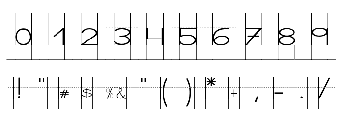 Morasoft7 Font OTHER CHARS