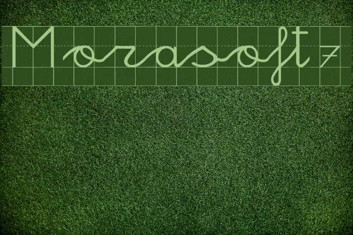 Morasoft7 Font examples