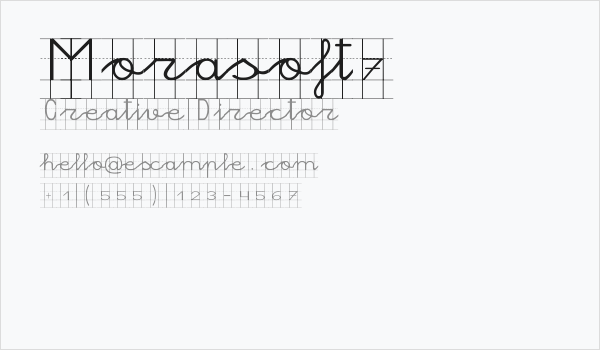 Morasoft7 Business Card