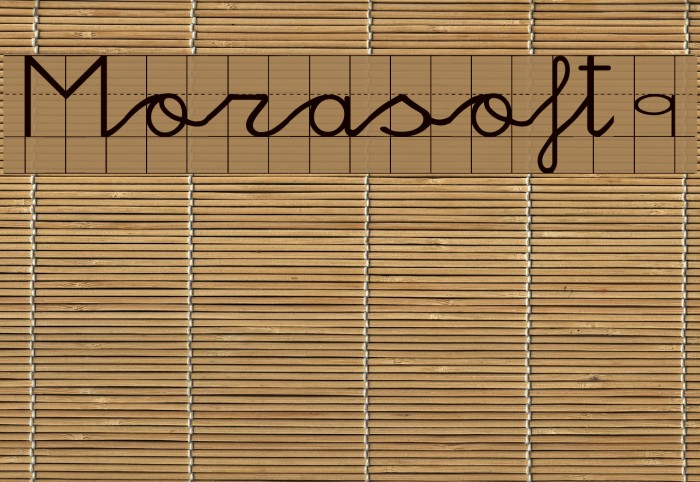 Morasoft9 Font examples