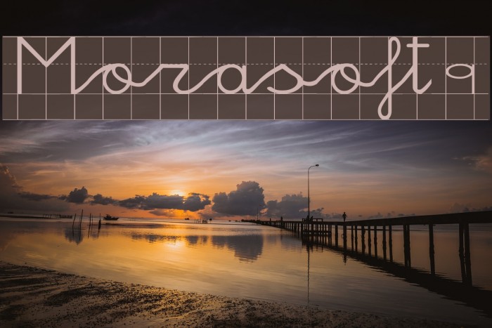 Morasoft9 Font examples