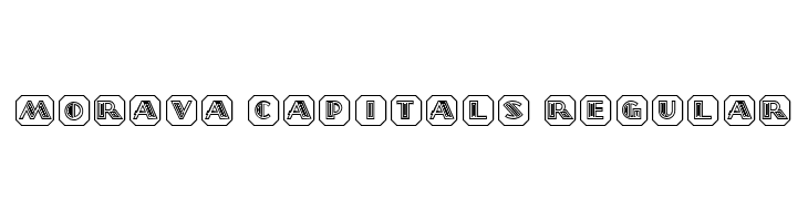 Morava Capitals Regular  免费字体下载