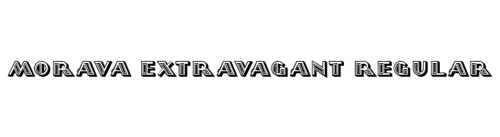 Morava Extravagant Regular  font caratteri gratis
