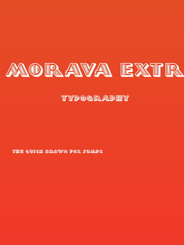 Morava Extravagant Regular Poster