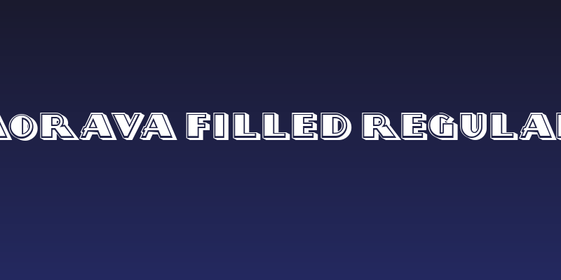 Morava Filled Regular Social Header