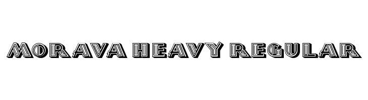Morava Heavy Regular  font caratteri gratis