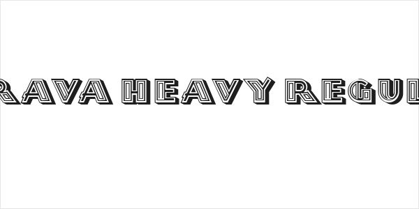 Morava Heavy Regular Logo